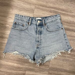 Highrise Zara jean shorts